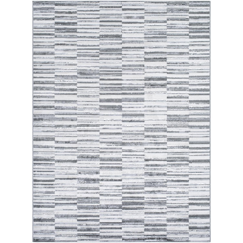 Horta Machine Washable Area Rug, Rectangle 5'3" x 7'
