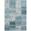 Tapis extérieur antidérapant lavable 9 pi x 12 pi bleu sarcelle