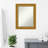 Parlor Gold Bathroom Vanity Non-Beveled Wall Mirror-1625650679