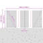 150cm H x 5000cm W Steel Border Fencing