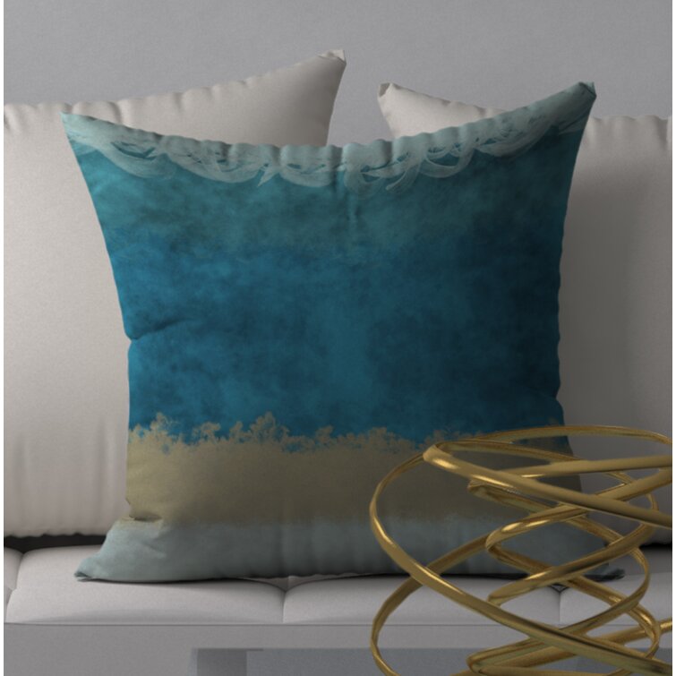 Orren Ellis Mornington Throw Pillow (Set of 2), Gold