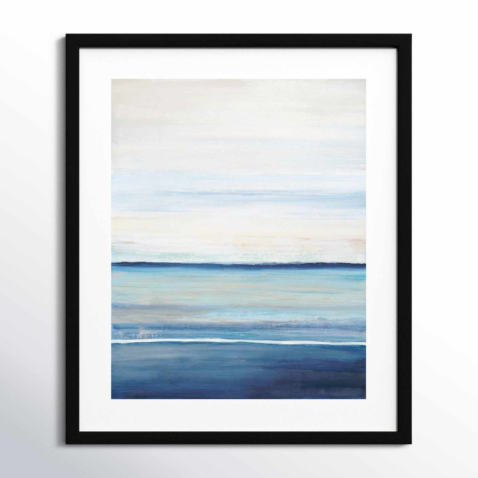 Emmit "Distant Whispers" Print by Filippo Ioco, Black Wood Framed Paper, 25.5" H x 21.5" W x 0.75" D