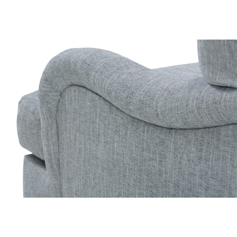 Brampton Armchair, Gray Performance Twill (SW100-56), Ivory