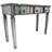 Broussard 112cm Glass Top Console Table