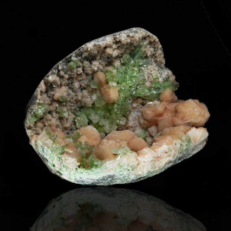 Vert apophyllite de Jalgaon, Inde