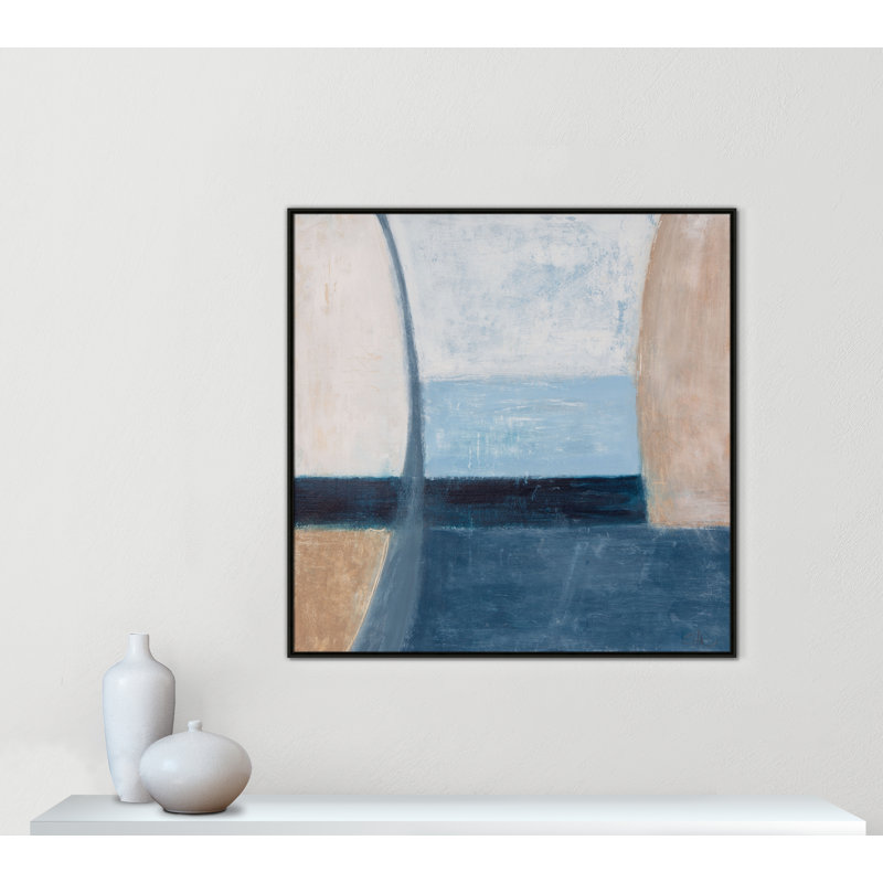 Beach Deco - Square Version Print par Casa Fine Arts, Espresso, H 46,5 po x l 46,5 po