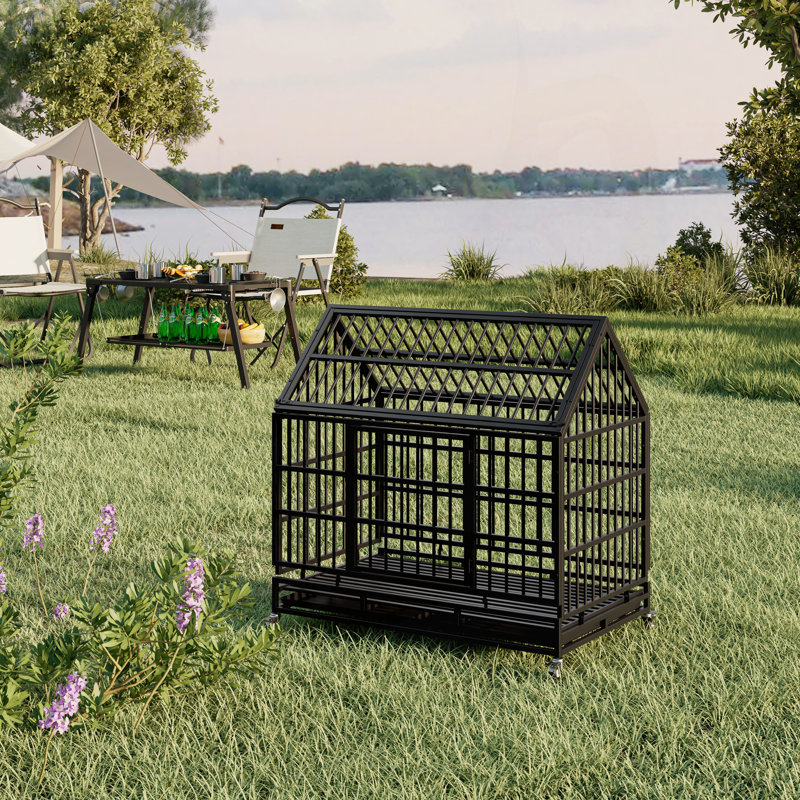 Versatile Folding Dog Crate with Special Design for Large Dogs