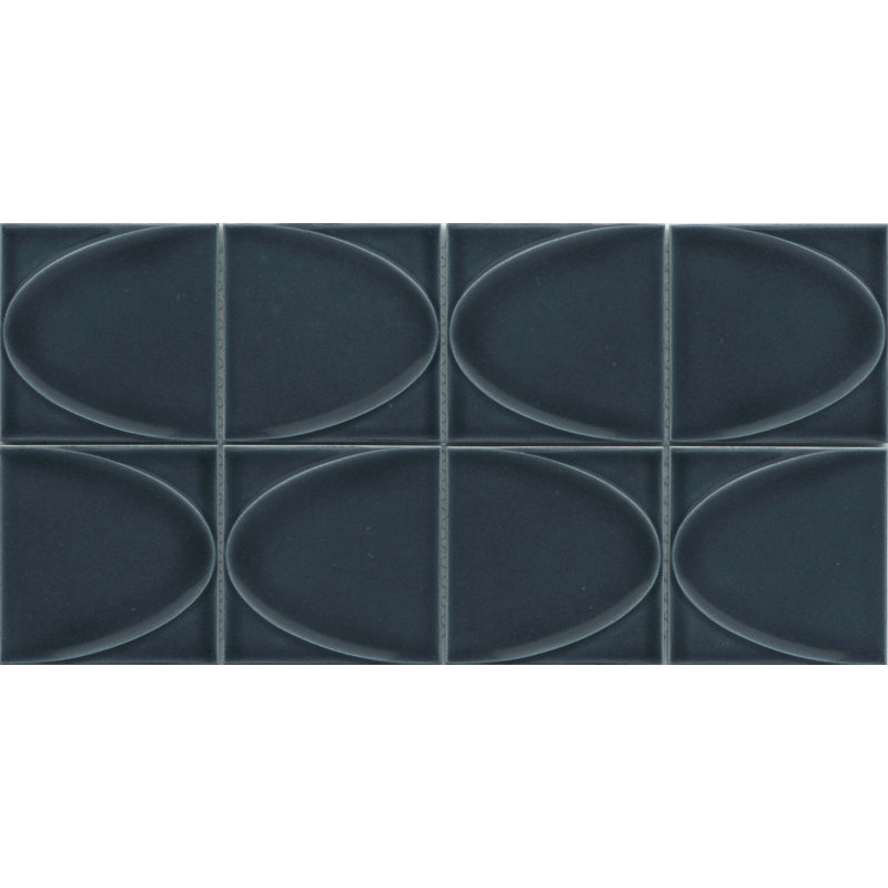 Mizu™ 8" x 16" Ceramic Novelty Mosaic Tile, Blue