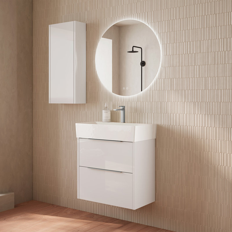 Primrose Single Vanity, Glossy White