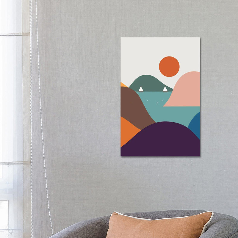 Cat Landscape XII by Lim Heng Swee - Wrapped Canvas Print, 66.04 cm H x 45.72 cm W x 1.91 cm D