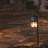 Matte Black Solar Powered Resin Pathway Light