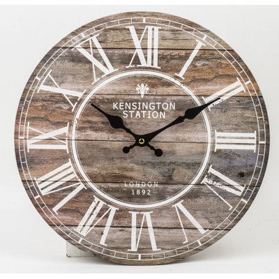 Poulos Wood Wall Clock