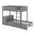 Twin Over Twin Bunk Bed With Trundle And Desk-2066581433
