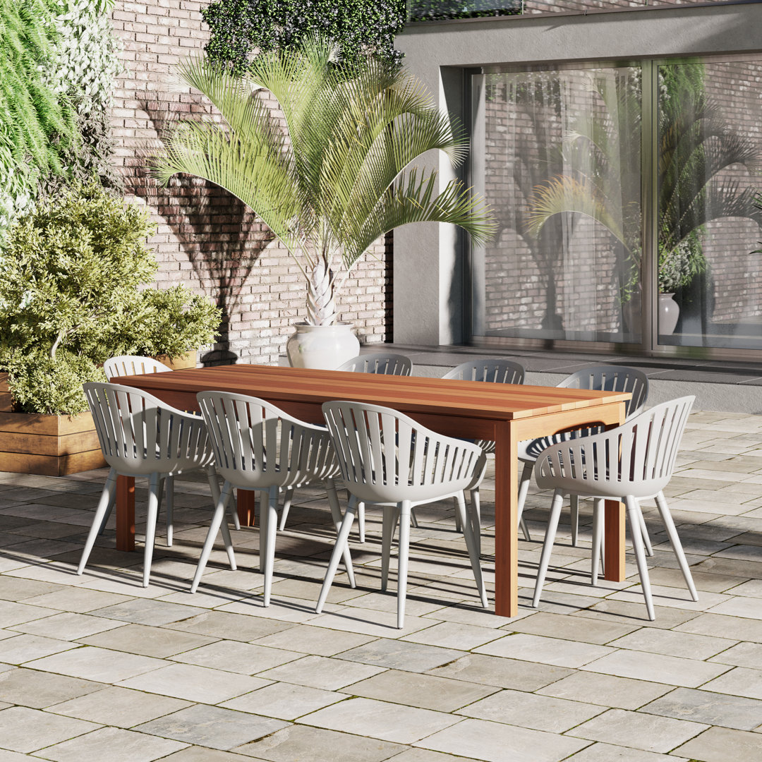 Anautica 8 - Person Patio Dining Set with Rectangular Table Lark Manor™