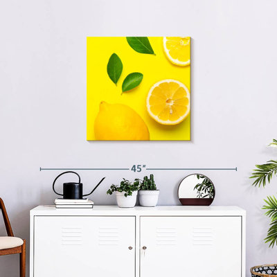 Abner citrons sur jaune