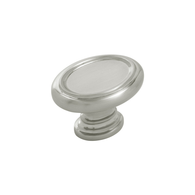 Berkshire Oval Cabinet Knob, Satin Nickel