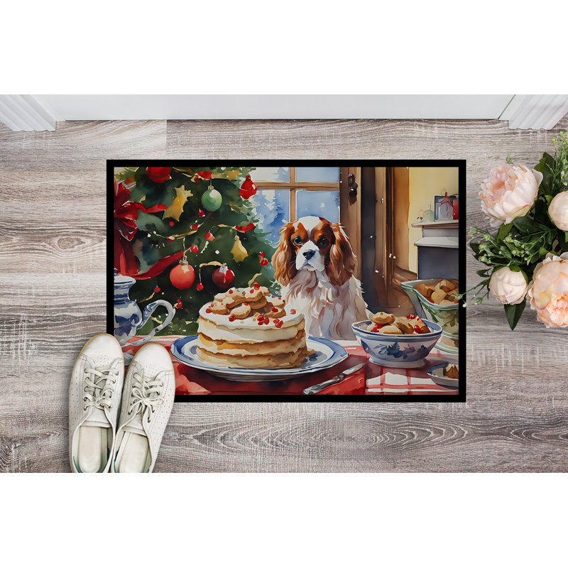 Paillasson Cavalier Spaniel Junya DAC3761, L 24 po x L 36 po