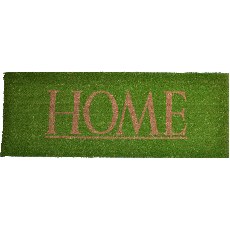 Tapis d'entrée 18 po x 48 po Green Coir Home