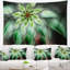 Tapisserie artistique floral vert floral-28488671