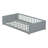 Twin Size Floor Platform Bed With Built-in Book Rack-1051443937