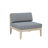 Deloris L-Shaped Acacia Patio Sectional with Cushions-664046244