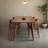Brown Rectangular Solid Wood Dining Table-1006218111