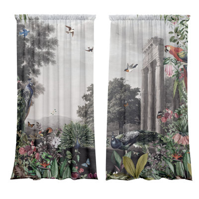 Cherisa Velvet Blackout Slot Top Curtain Pair