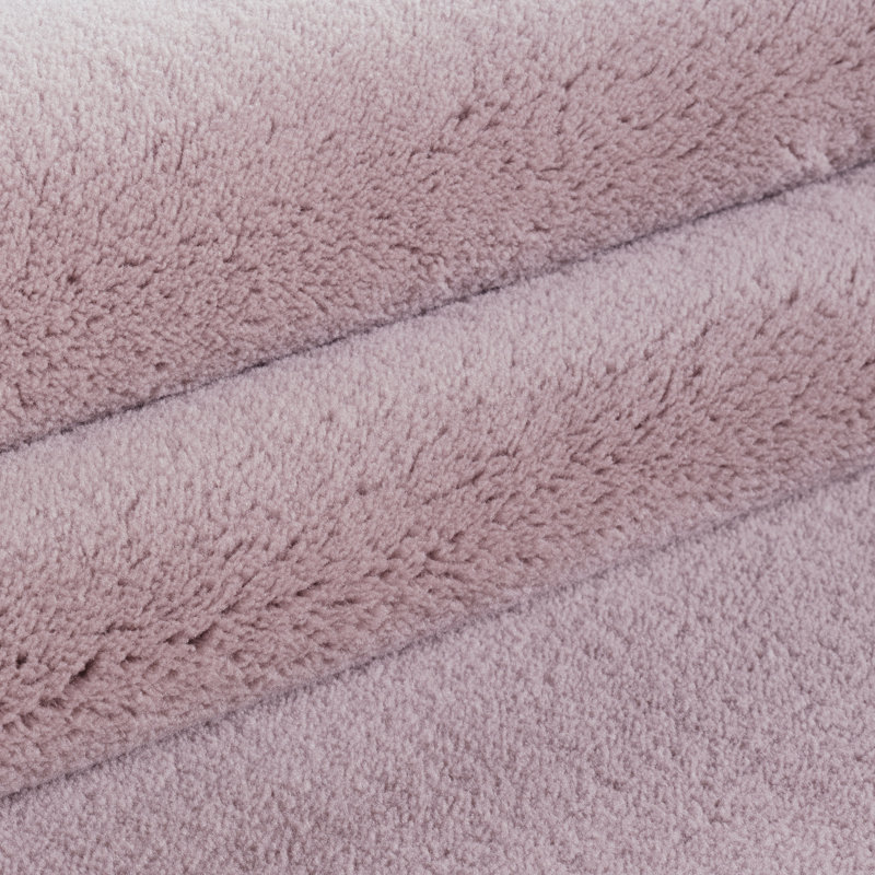 Radika Uni Area Rug, Rectangle 160 x 220cm, Pink