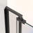 32-36"W X 72"H Left And Right Opening Universal Pivot Shower Door, Open Outside, With 1/4" And 5/16" Tempered Glass-120178821