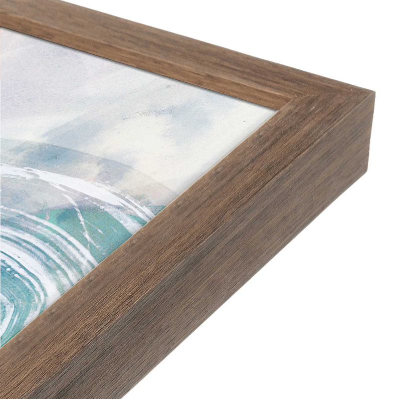 «Iridescent Oceania I» par Victoria Barnes, reproduction d'art sur toile, H 20 po x l 20 po, Brun