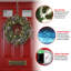 The Holiday Aisle® 24" Whitter Pine Wreath with LED Lights