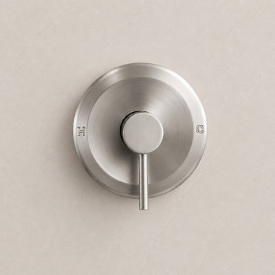 Robinet de douche rond (valve incluse)