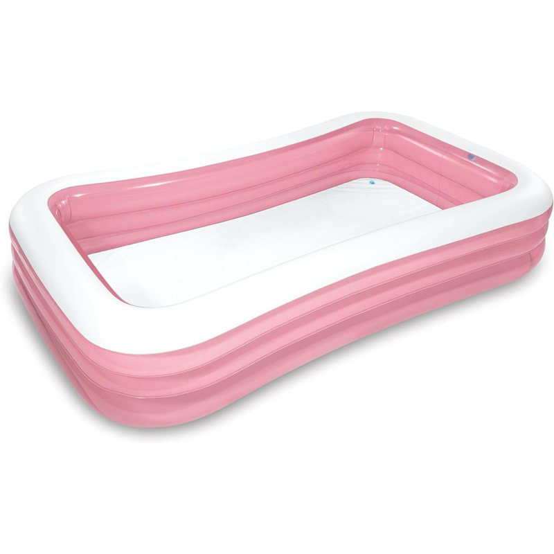 Polyvinyl Chloride (PVC) Rectangle Kiddie Pool 22'' H x 72'' W x 120'' L