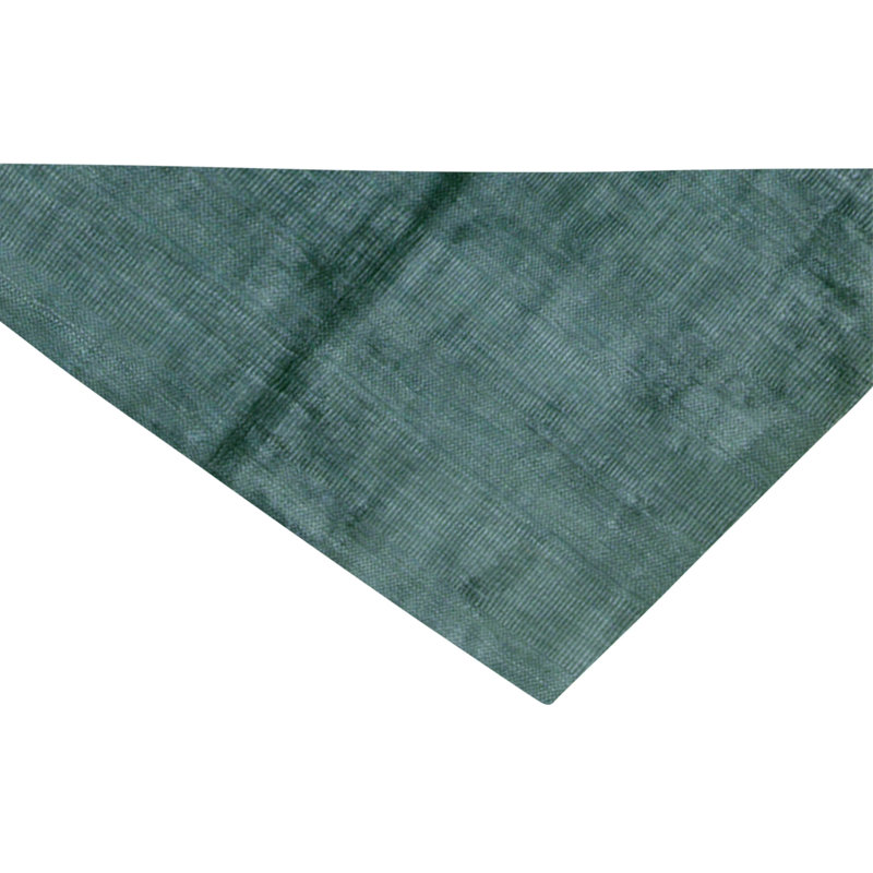 Hand Knotted Area Rug in Light Green