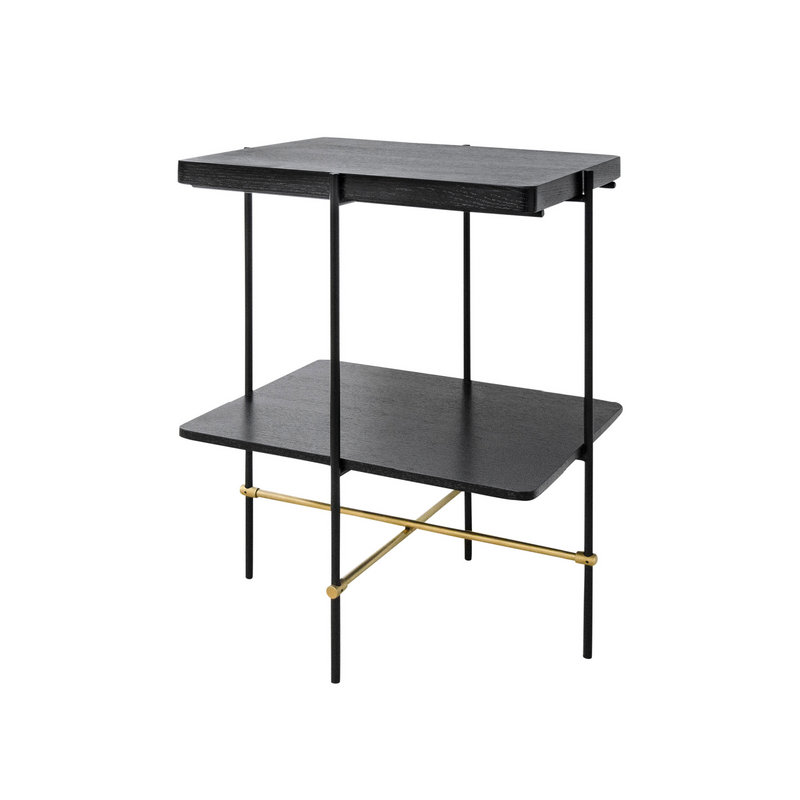Table de bout à quatre pieds avec rangement Highline