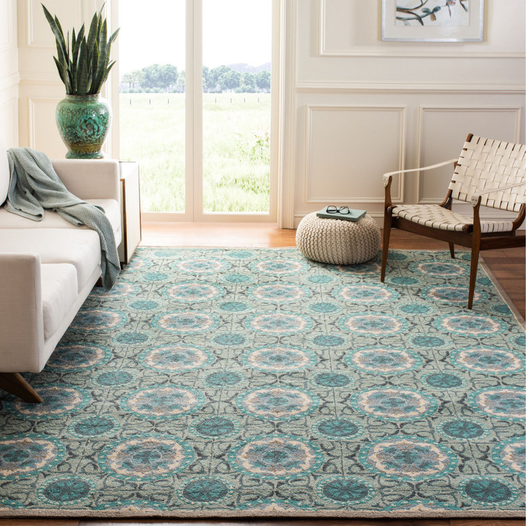 Childers Hand Hooked Performance Geometric Rug
