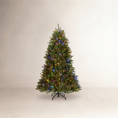 National Tree Company Dunhill Fir Tree with Dual Color LED Lights and PowerConnect