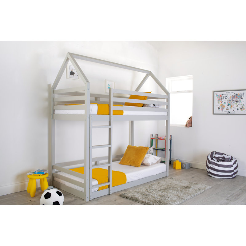Becton Single (3') Standard Bunk Bed, Grey