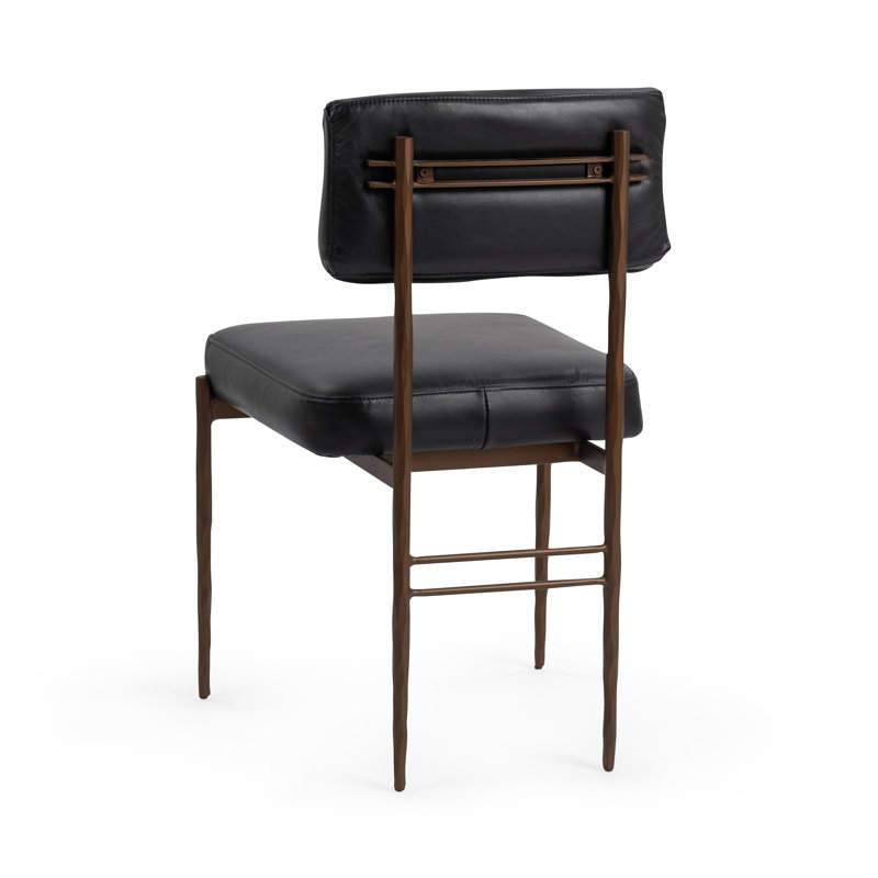 Kester Upholstered Dining Chair, Black