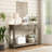 Denise 47.2" Console Table with 3 Fluted Drawers-468945037
