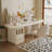 Modern and simple white rectangular desk-1583764977-1583764981