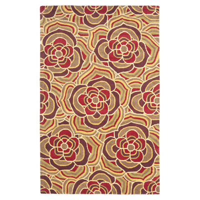 Alston Blossom Hand Hooked Wool Floral Rug