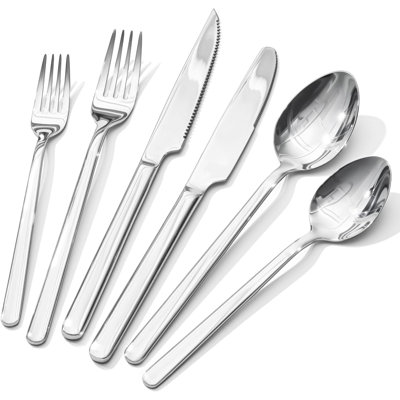 48-Piece Silverware Set With Steak Knives