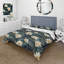 White And Gold Tranquil Lotus Zen - Botanical Duvet Cover Set-70859804