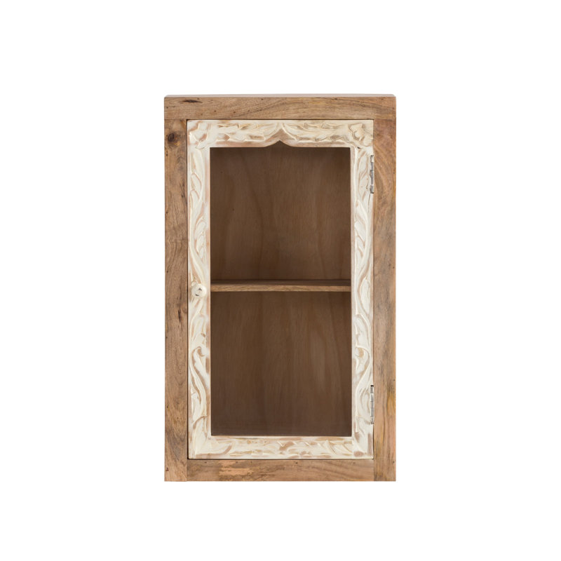 Sasakwa Solid Wood Wall Bathroom Cabinet