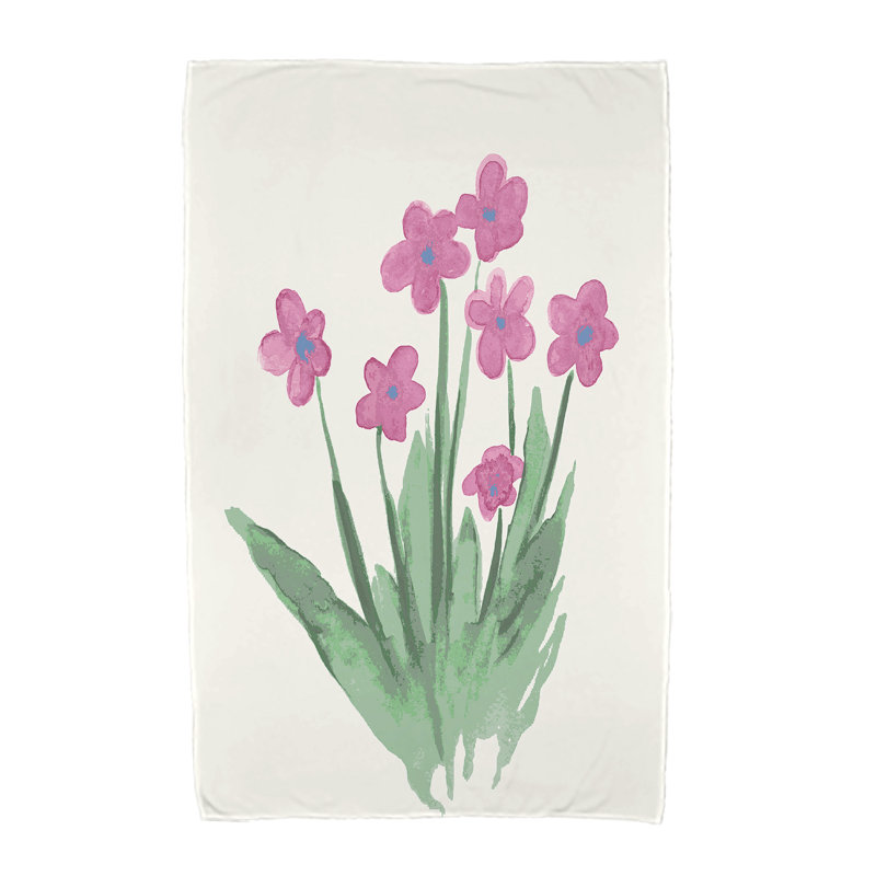 Serviette de plage en microfibre Jayapura, Rose