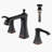 Karran Woodburn 8 In. Widespread 2-Handle Bathroom Faucet With Matching Pop-up Drain-62934977