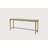 Athol Frosted Glass Console Table With 3 Stools