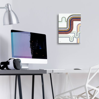«Retro Subway 1» par Melissa Averinos, art mural en verre acrylique