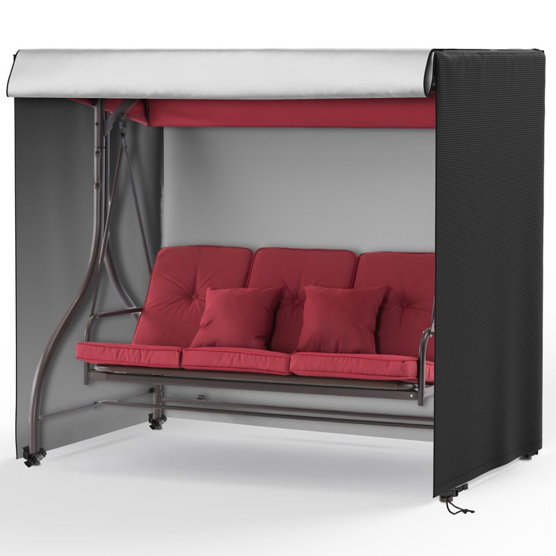 Housse de balançoire d'extérieur pour hamac de patio imperméable triple places